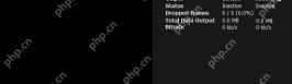 OBS Studio Stats 输出区域显示 Dropped Frames Total Data Output 和 Bitrate 用于判断网络丢帧