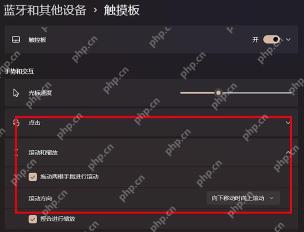 Win11 触控板滚动和缩放区域显示滚动方向