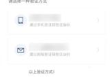百度网盘 App 修改密码身份验证方式页面