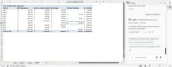 Excel 新工作表里显示 Copilot 生成的数据透视表,用于继续追问和调整字段