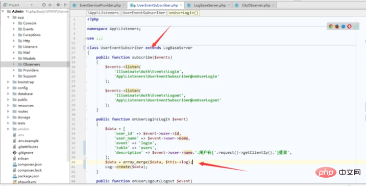 Explication détaillée de deux méthodes dévénements du modèle Laravel