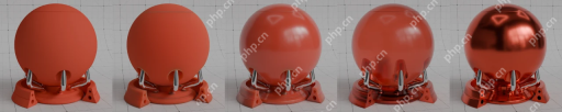 Blender 5.2 Principled BSDF Base Color 示例展示基础颜色对材质主色的影响