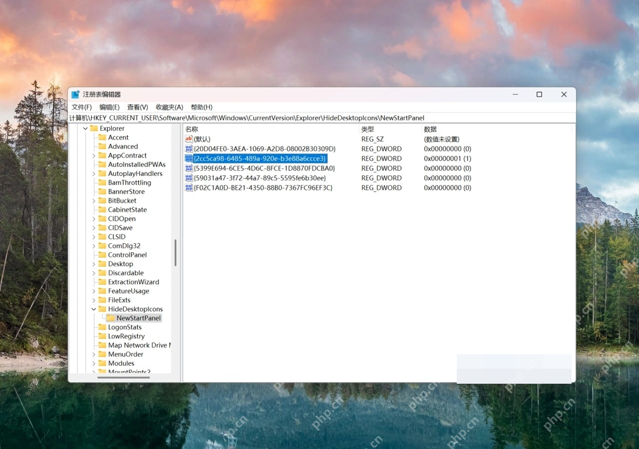 win11怎么删除了解此图片_win11桌面了解此图片图标移除教程 - php中文网