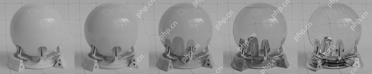 Blender 5.2 Principled BSDF Transmission Weight 示例展示透光权重对材质透明感的影响