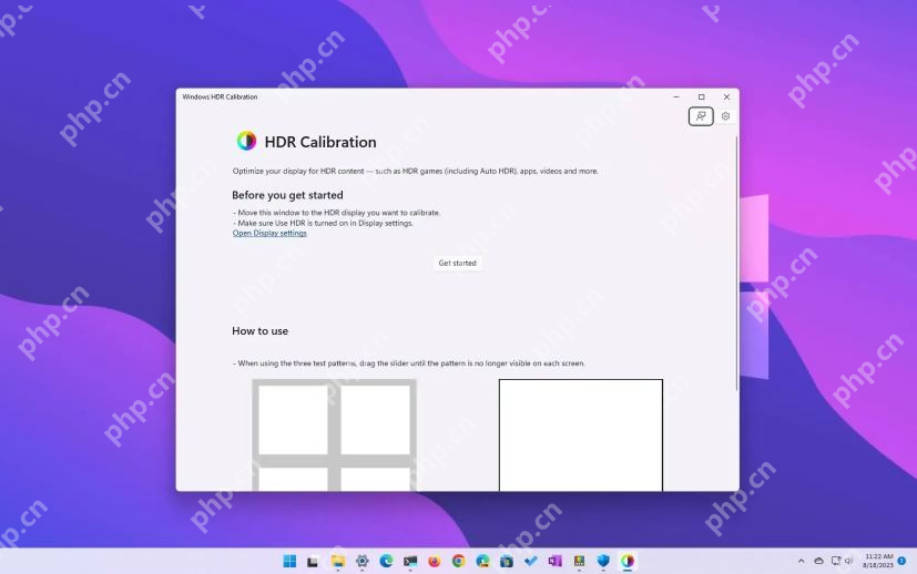 win11怎么开启HDR_win11HDR显示启用设置指南 - php中文网