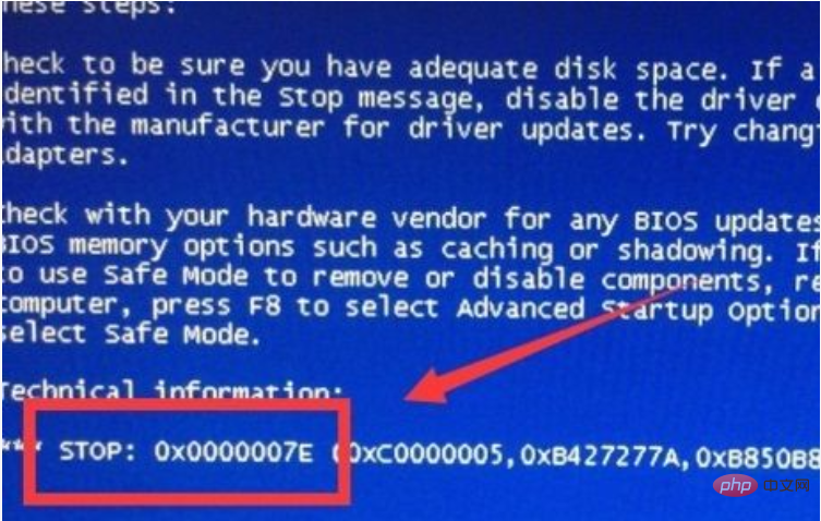 How to solve the 0x0000007e blue screen