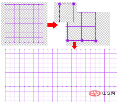 PSでロゴグリッド効果を作る方法