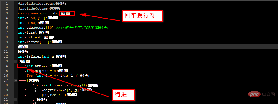 notepad++怎麼替換換行符