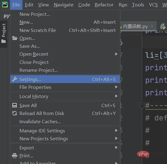 Bagaimana untuk melaraskan saiz fon dalam pycharm