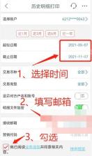 工行历史明细打印页面中的接收邮箱输入框