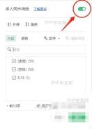 WPS 云文档中打开需要设置筛选的表格
