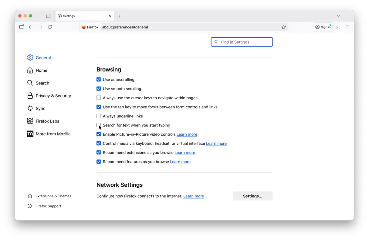 步骤2:安装后进入Firefox设置真实操作界面