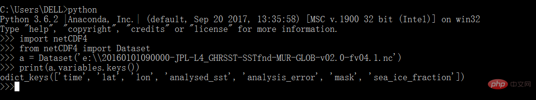 PythonにnetCDF4をインストールするにはどうすればよいですか?