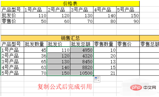 Excel에서 함수를 사용하여 데이터를 참조하는 방법은 무엇입니까?