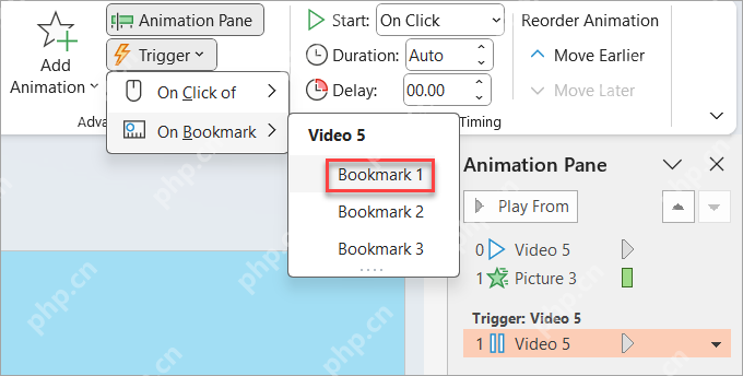 微软官方 PowerPoint 触发器菜单中 On Click of 和动画窗格分组