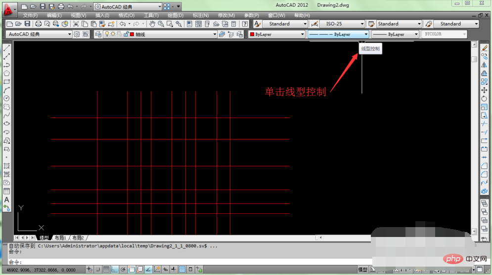 What should I do if the dotted and dashed lines in CAD are not obvious?