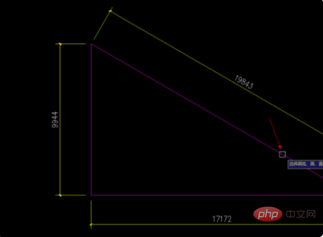 CAD で角度をマークする方法