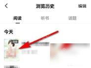 番茄免费小说浏览历史列表，用于查看阅读过的书