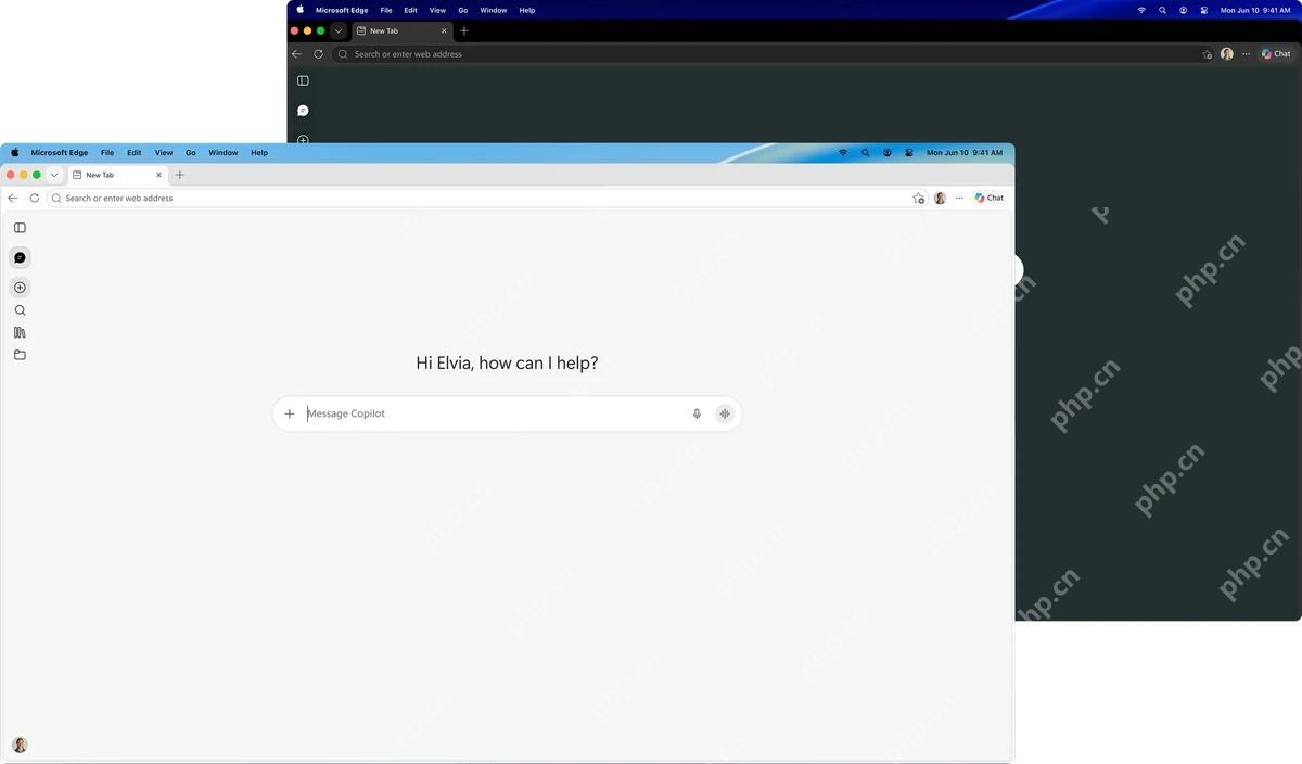 Microsoft Edge Copilot新标签页界面