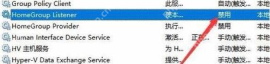 Win10 服务列表中 HomeGroup Listener 和 HomeGroup Provider 已显示禁用