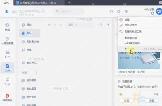 WPS如何查看并更新WPS版本?中间操作