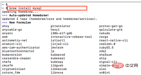 How to install mysql on mac