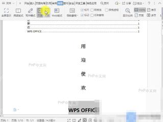 Word文档大纲视图入口