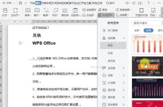 WPS如何在文档中插入在线图表?设置效果