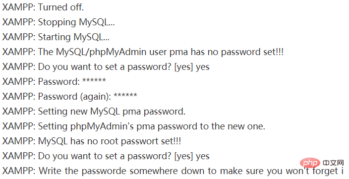 How to set an access password for phpmyadmin