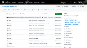 Buffalo 官方 GitHub README 展示 Rapid Web Development in Go 项目说明