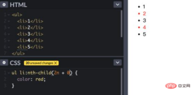 1637637878911027.png Bagaimana untuk mengubah suai gaya elemen ke-n dalam css