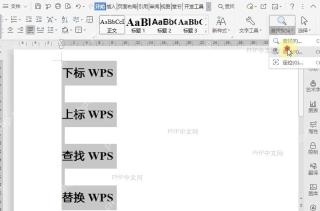 使用查找替换批量更换原有内容？中间操作