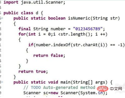 How to determine whether a character is a number in java