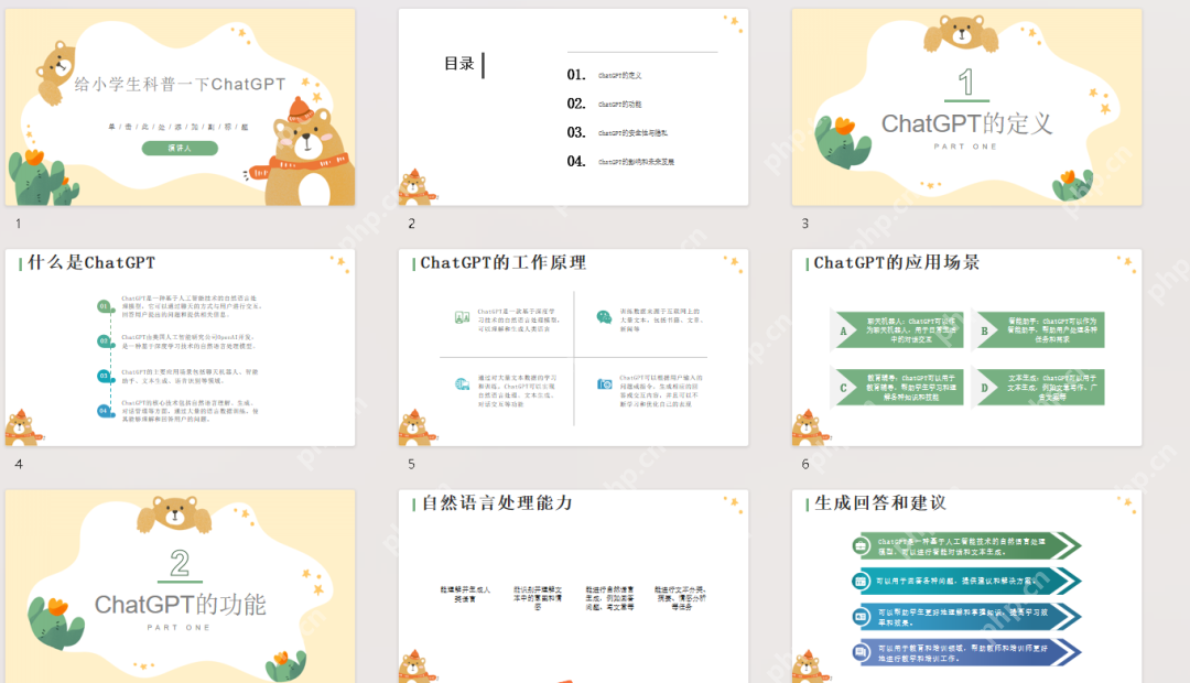 WPS AI生成完整幻灯片模板预览