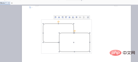 How to combine shapes in word