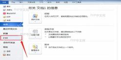 进入 Word 打印页面查看打印设置