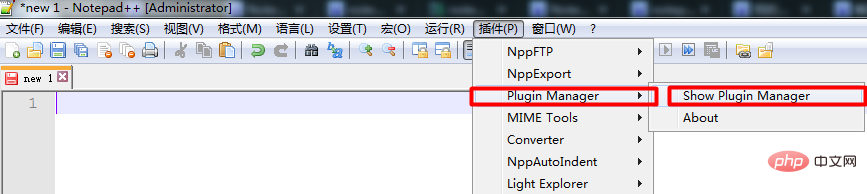 How to display a pair of brackets in notepad