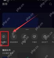 汽水音乐播放面板单曲循环状态