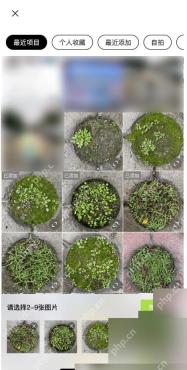 醒图相册多选照片完成按钮