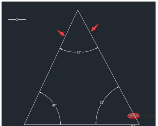 CAD 각도 마킹 사용법