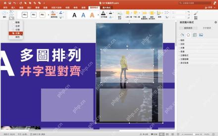 PowerPoint中用形状和图片制作不规则照片墙版式