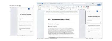 Word Copilot 面板输入提示词并生成段落结果