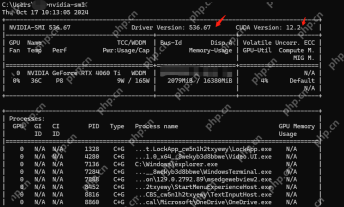 Windows 命令窗口输出显卡驱动版本信息