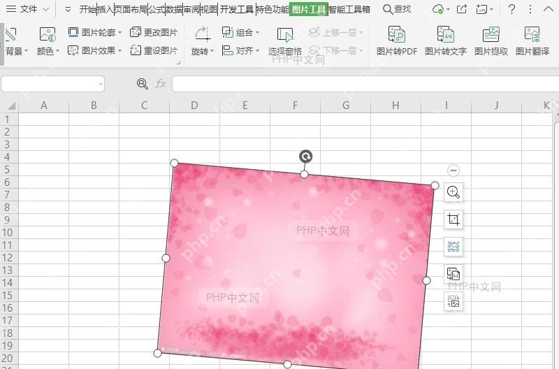 WPS如何旋转表格中的图片?结果检查
