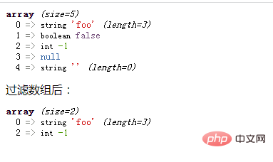 PHP 배열에 null 값이 있는지 확인하는 방법