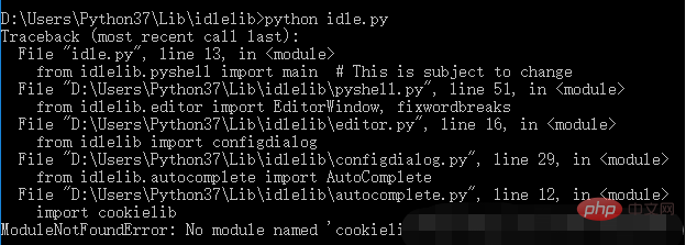 What should I do if python’s idle cannot be opened?