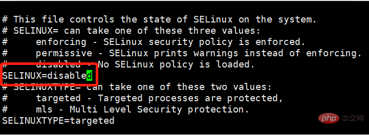 Selinux의 Linux 임시 및 영구 종료