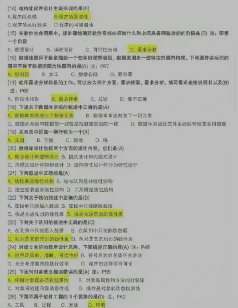 计算机二级考试常考知识点的138道题全答案分享 - php中文网