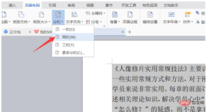 1608514242364602.png Comment disposer en colonnes dans wps