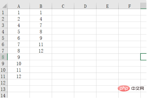 How to set the same alignment of the contents of multiple columns in excel?